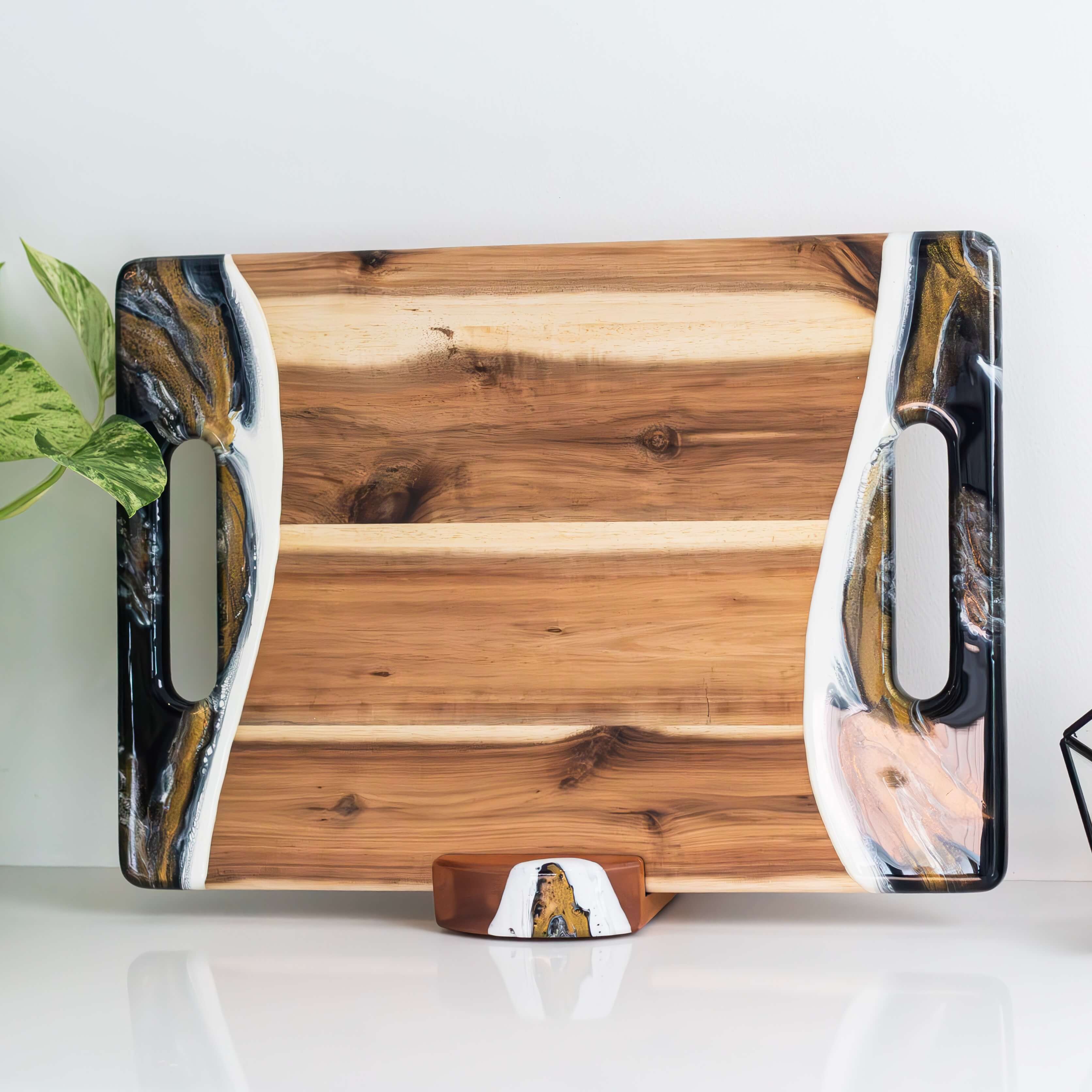 Acacia Charcuterie Board With 2 Handles