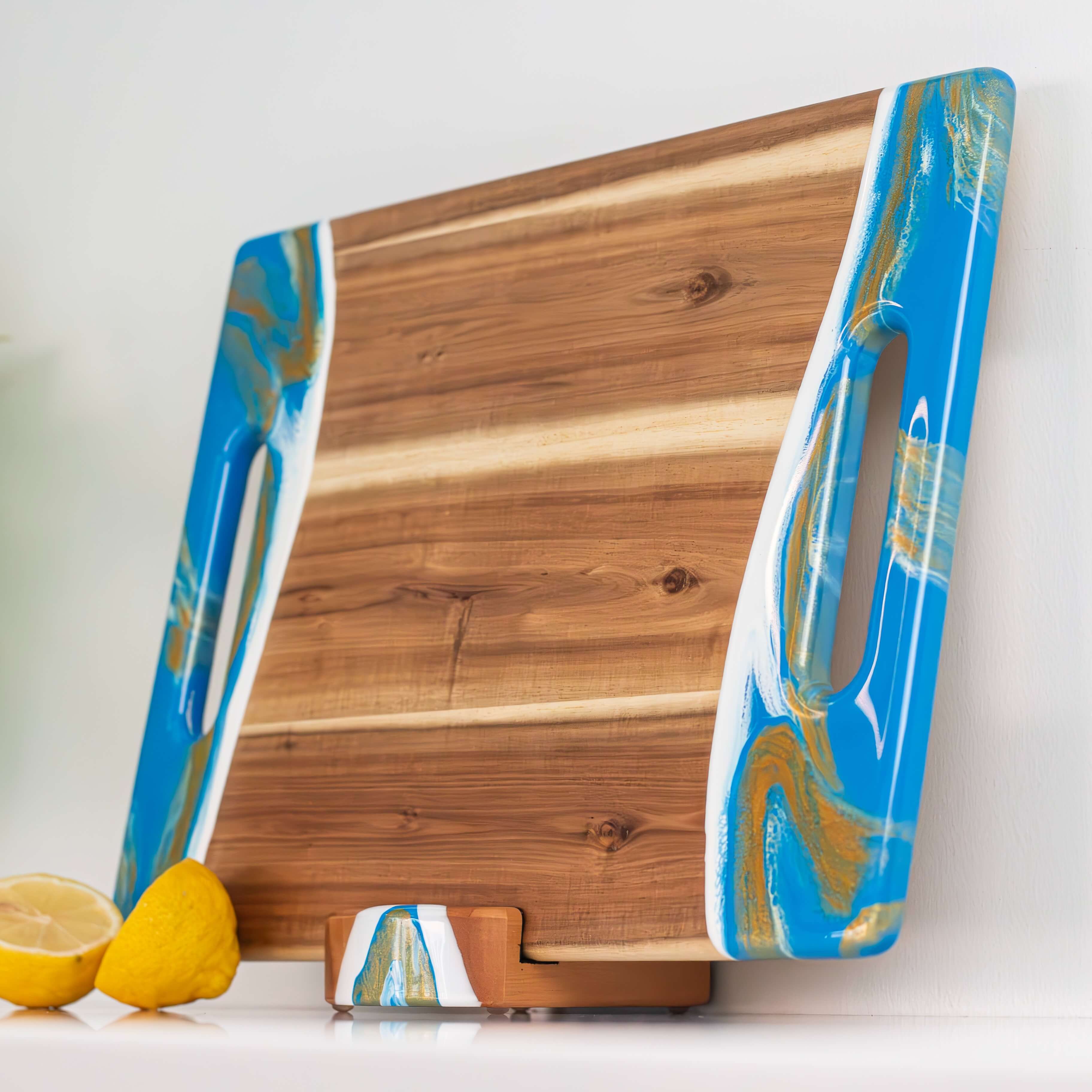 Acacia Charcuterie Board With 2 Handles