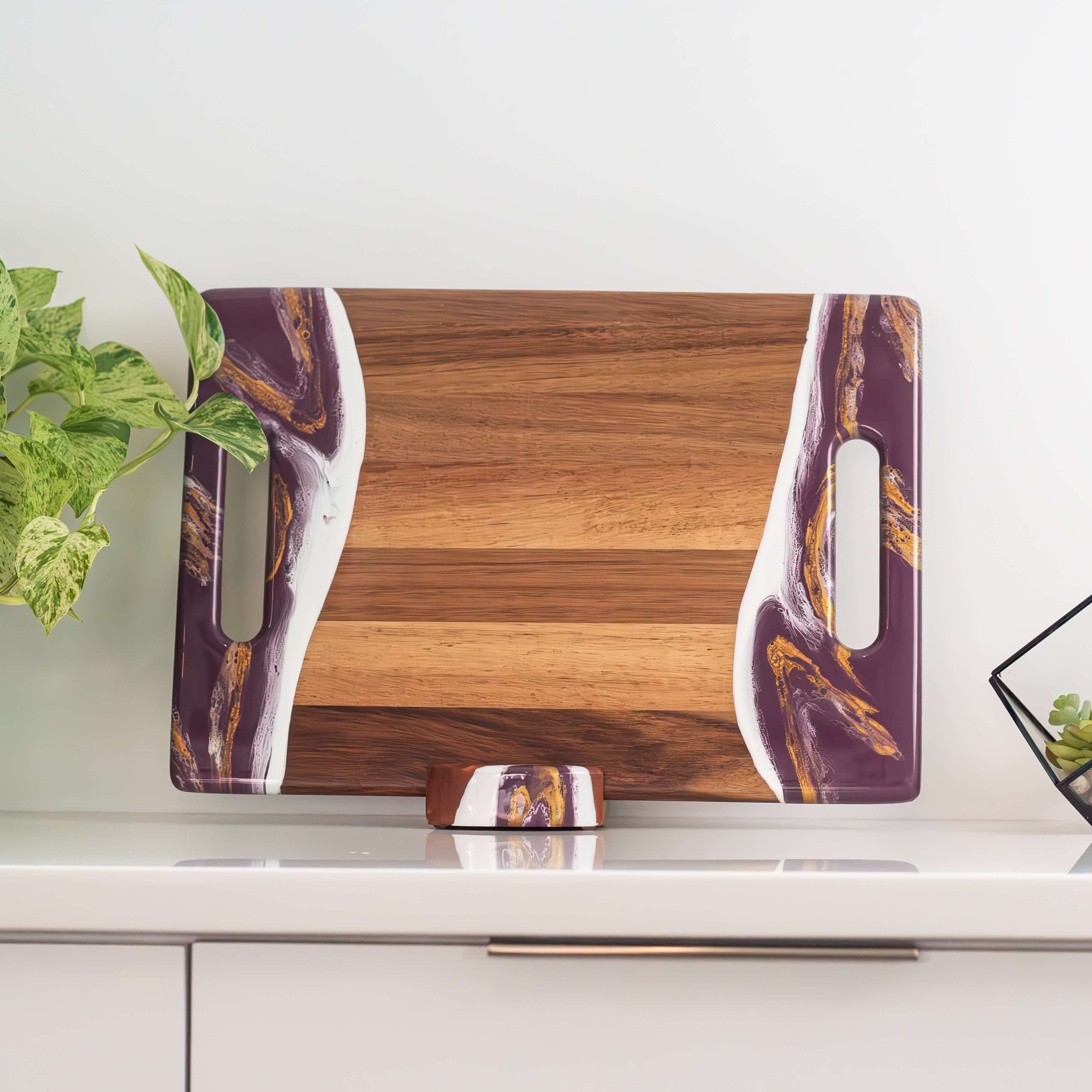 Acacia Charcuterie Board With 2 Handles